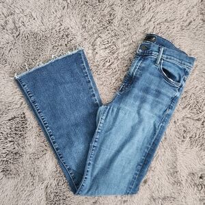 MOTHER Flare Blue Denim Jeans